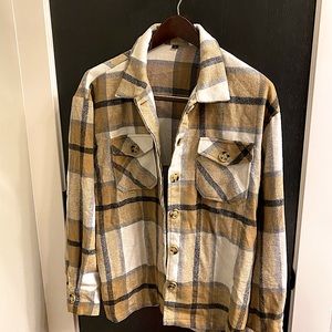Flannel Shacket Size Large
